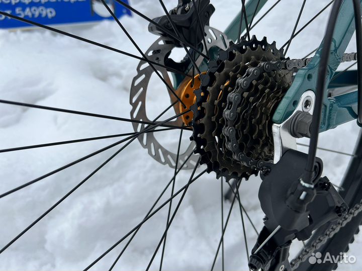 Велосипед алюминиевый с гидравлическими тормозами