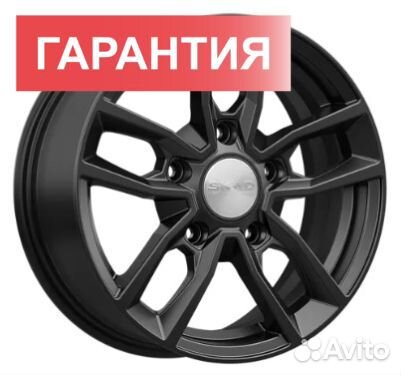 Диски Скад Вайсхорн чёрный бархат 6.5x16 5x139.7 E