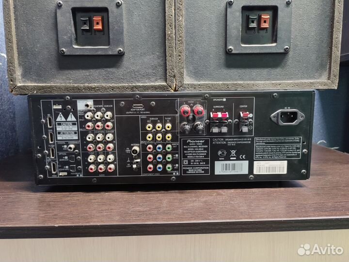 Ресивер Pioneer VSX 520 K, колонки Technics