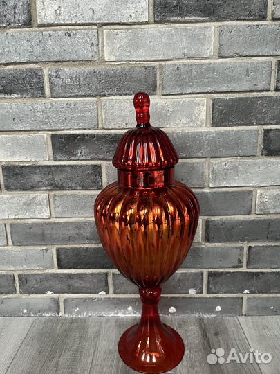 Ваза стеклянная 50 см