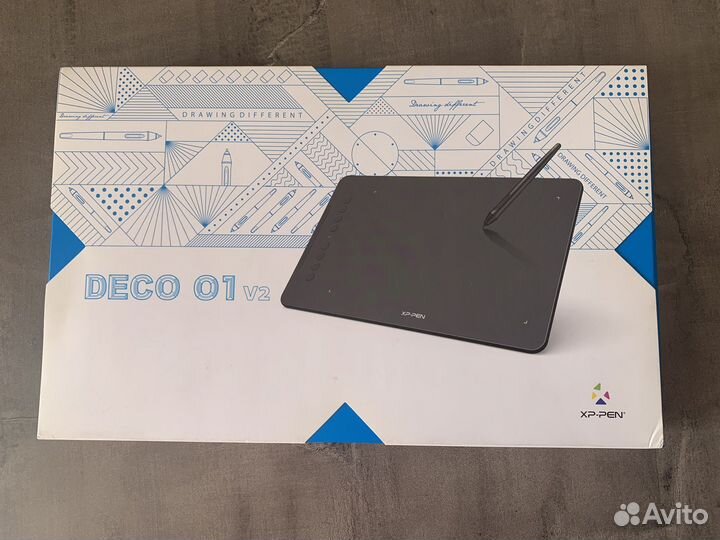 Графический планшет xp pen deco 01 v2