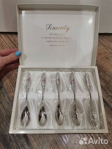 Чайная ложка, набор, нержавеющая сталь