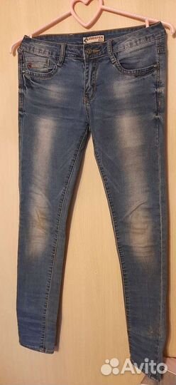Джинсы на девочку рост 140