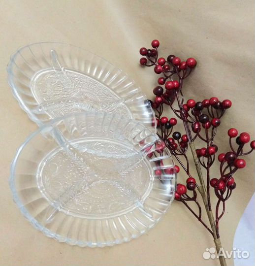 Новые менажницы набор стекло