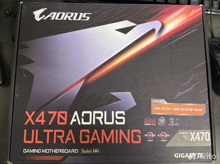 Материнская плата aorus x470 ultra gaming am4
