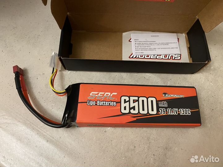 Аккумулятор lipo 3s 130C 6500mAh