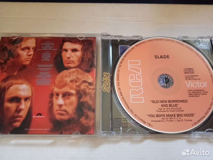 Альбом cd slade old New borrowed and blue и другие