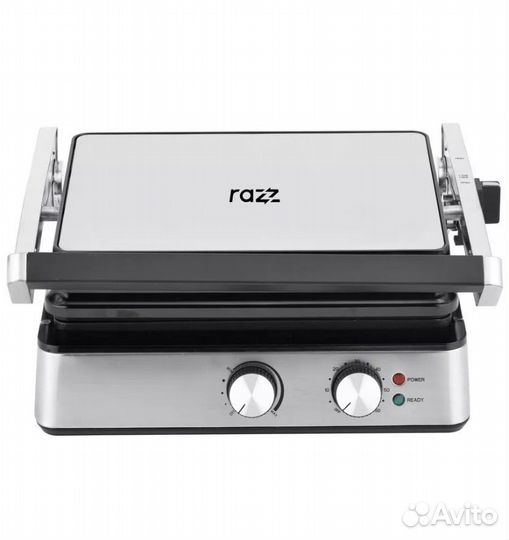 Электрогриль вафельница 2в1 новая