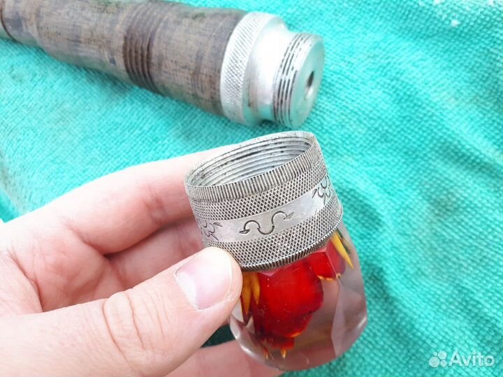 Коллекционная ручка набалдашник розочка на кулису