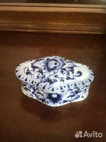 Шкатулка Гжель