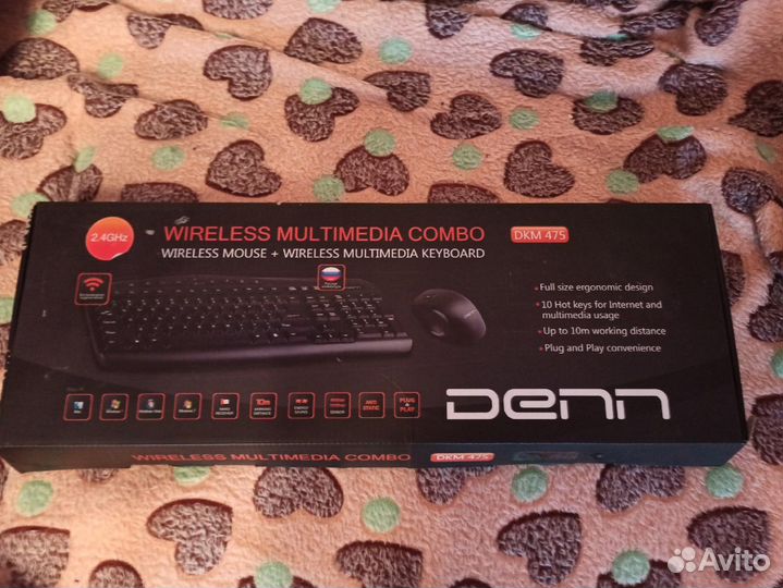 Беспроводная клавиатура с мышью