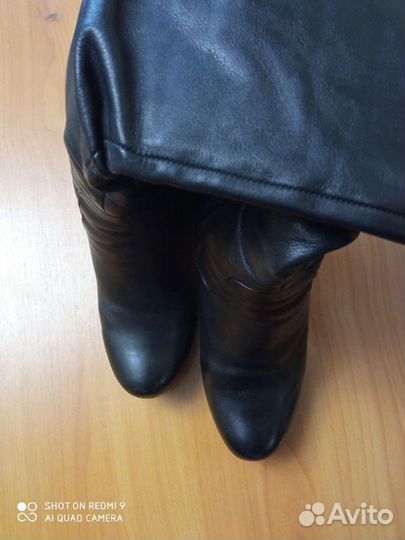 Зимние женские сапоги 38 натуральная кожа