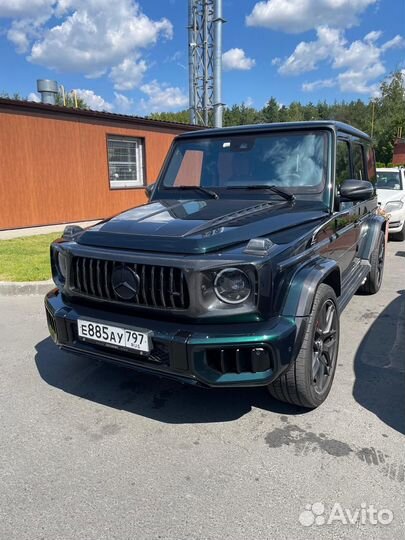 Передний бампер рестайлинг Mercedes G63 2025 года