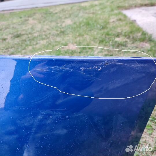 Бампер передний vesta синий (дайвинг)