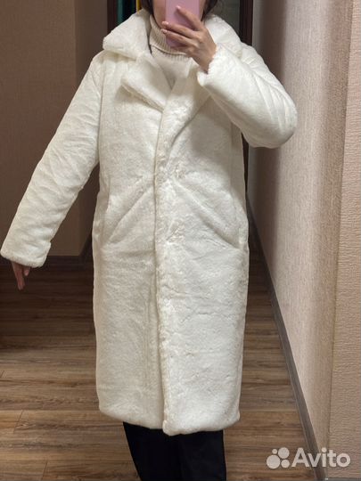 Шуба женская из искустаеного кролика