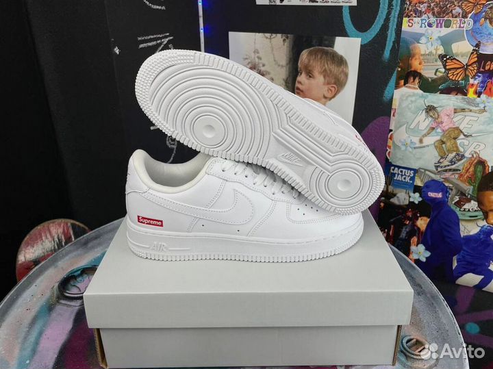 Кроссовки Nike Air Force x Supreme арт:1831625