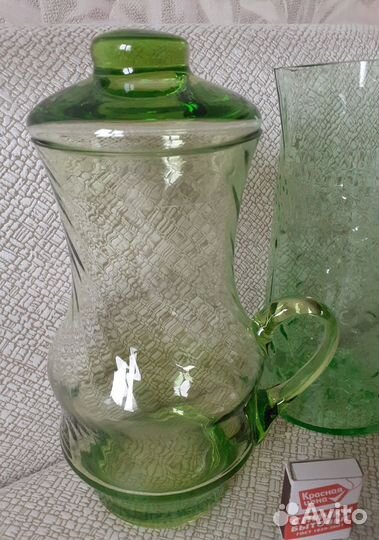 Посуда цветное стекло СССР