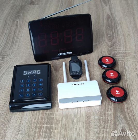 Кнопка вызова официанта,часы, табло, пульт, репите