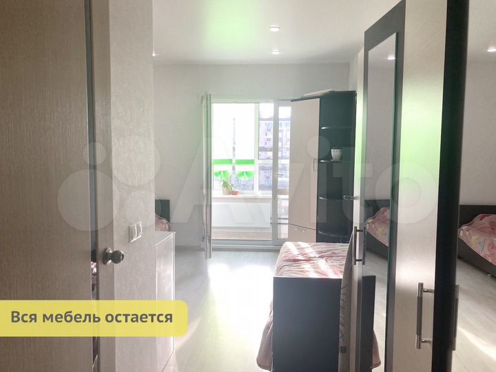 Квартира-студия, 17,1 м², 6/9 эт.