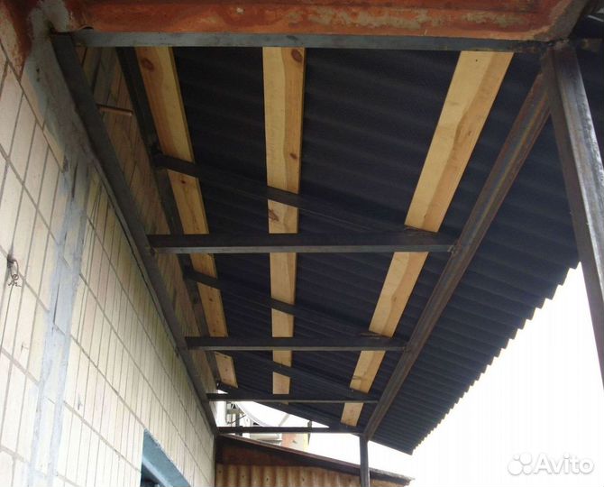 Крыша для балкона