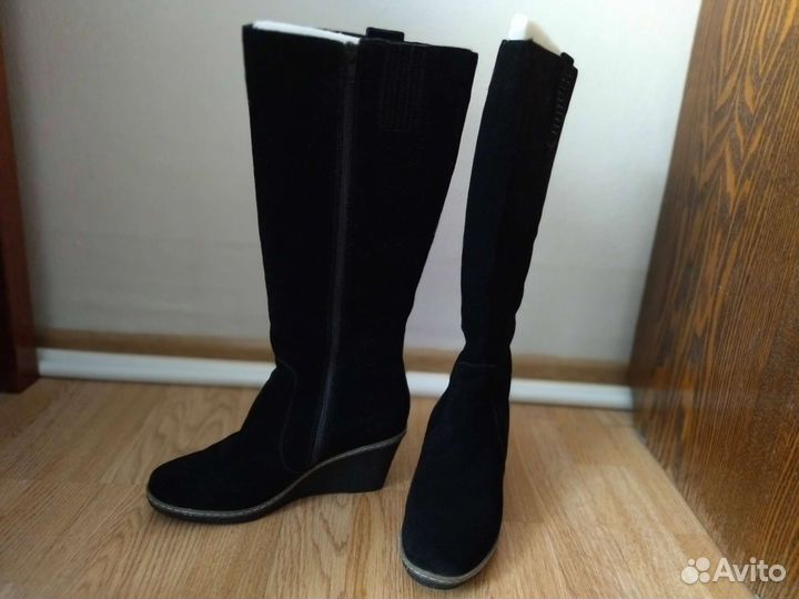 Сапоги зимние женские замшевые 39р