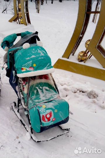Детские санки коляска Nika