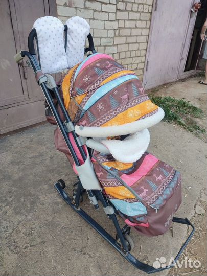 Санки коляска ника 7 3