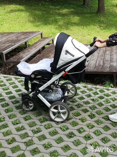 Коляска 2 в 1 hartan vip xl черная