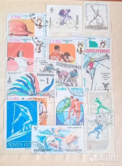 Марки разных стран, эпох, тематики (3)
