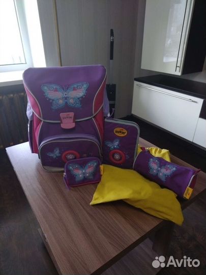 Школьный рюкзак Derdiedas пенал 2 шт. кошелёк