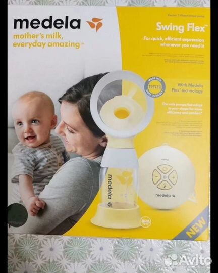 Электронный молокоотсос medela