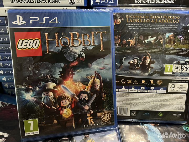 Диск Lego Hobbit PS4 / Новый