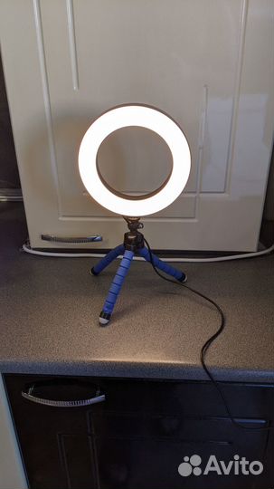 Кольцевой светильник SH 16 см 6 дюймов со штативом