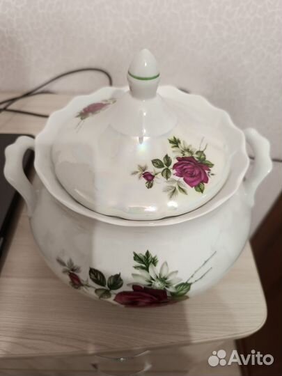 Супница 5 литров фарфор новая