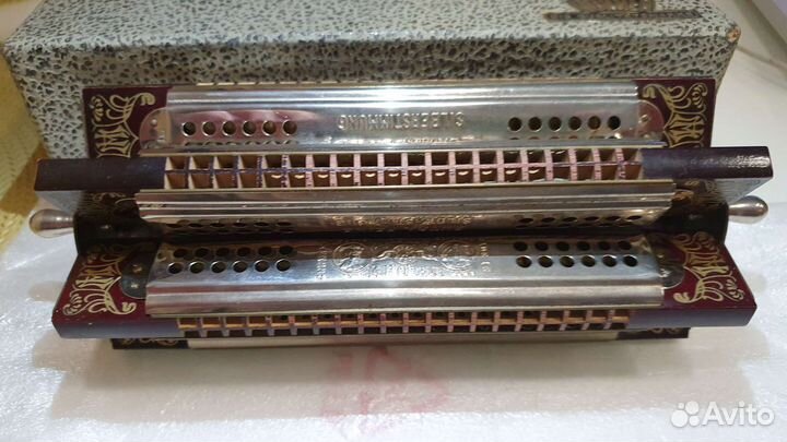 Губная гармошка концертная hohner 40 годы