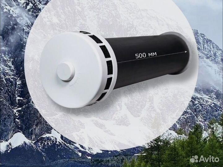 Круглый приточный клапан кив-125 с 500 мм