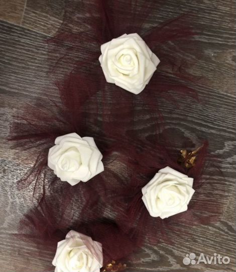 Свадебные украшения на машину б/у