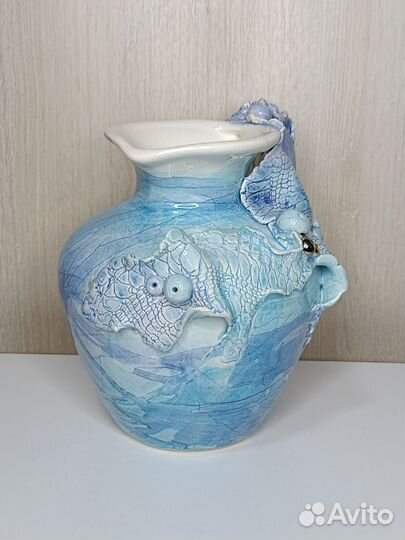 Авторский кувшин в морском стиле