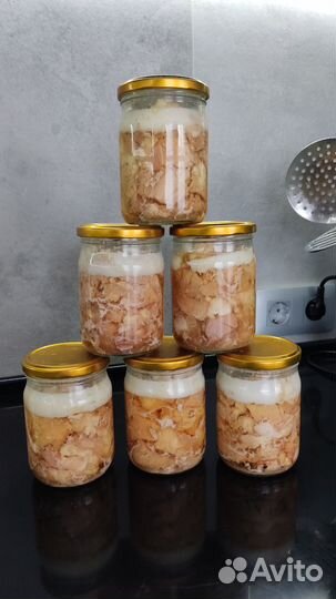 Тушёнка домашняя. Свинина. Цыпленок