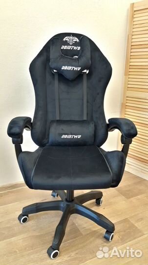 Игровое компьютерное кресло велюр