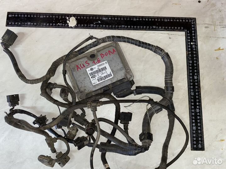 Эбу volkswagen golf 4 1.6 aus с проводкой разъем