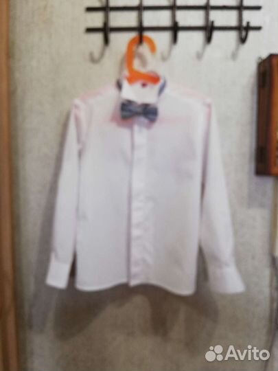 Рубашка белая рост 110-114