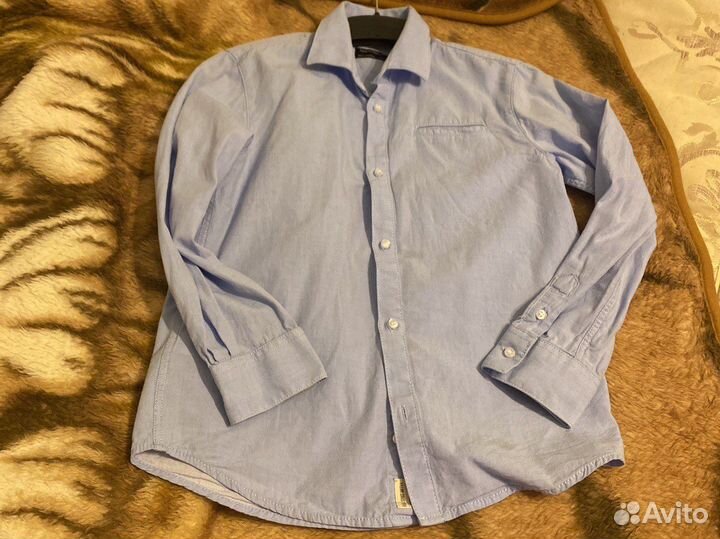 Рубашка школьная 128