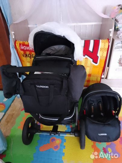 Коляска luxmom 3 в 1