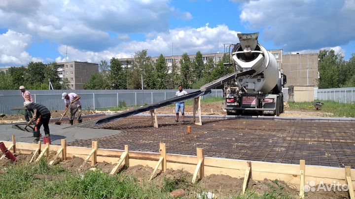 Бетон для заливки плит, фундамента, столбов