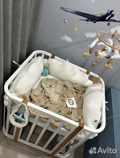 Бортики в детскую кроватку