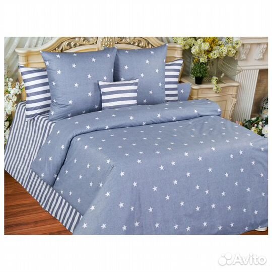 Постельное белье евро balimena Star бязь 2 нав.50х