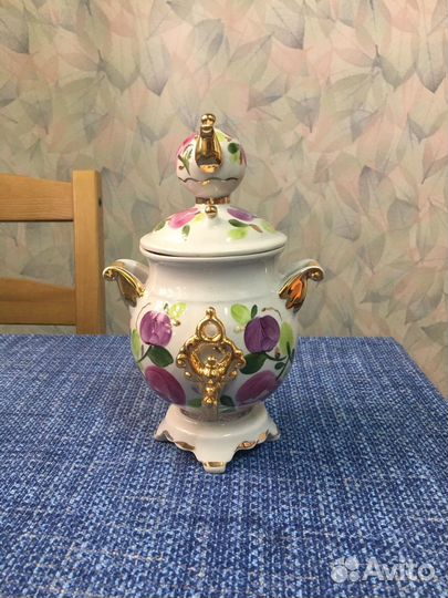 Фарфоровый самовар СССР