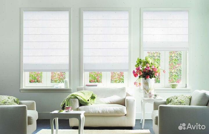 Рулонные шторы с установкой