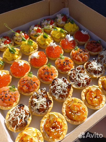 Фуршетные закуски, Гастробокс, Кейтеринг